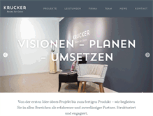 Tablet Screenshot of krucker-partner.ch